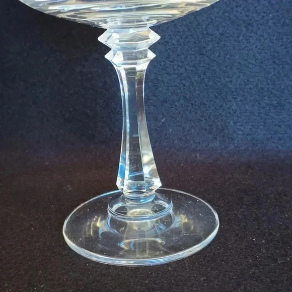 Vintage "AS" Champagne Coupes Crystal Glasses 6 - Picture 4 of 5